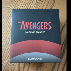 Avengers 3D Comic Standee Captain America LootCrate Sealed New in Box